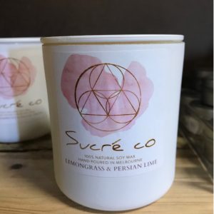 Sucre Co Candles Lemongrass and Persian Lime