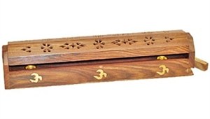 Wooden Box Incense Burner