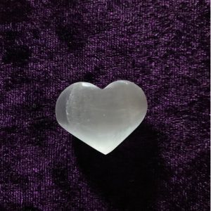 Selenite Heart Mini