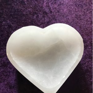 Selenite Heart Bowl